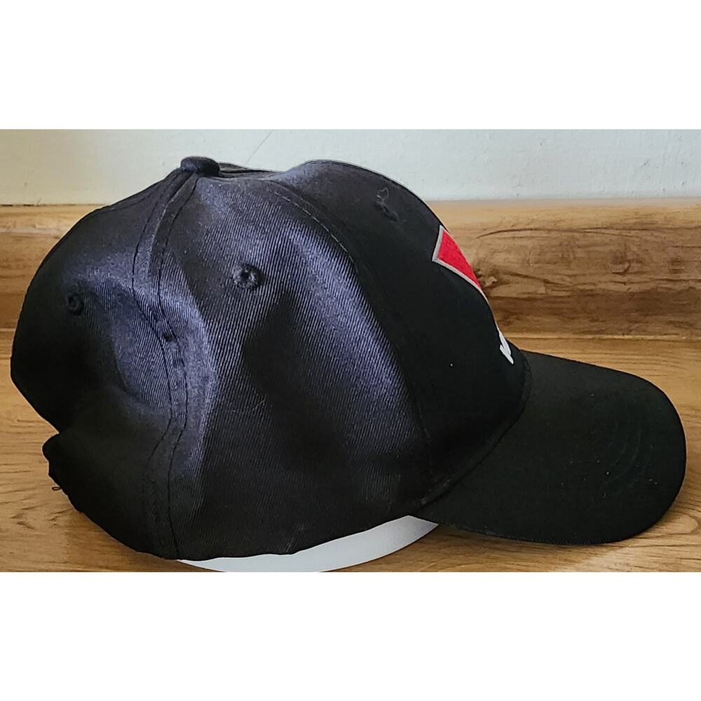 Valvoline Baseball Cap Men's Black Adjustable Strapback Embroidered Logo Hat - Picture 3 of 8